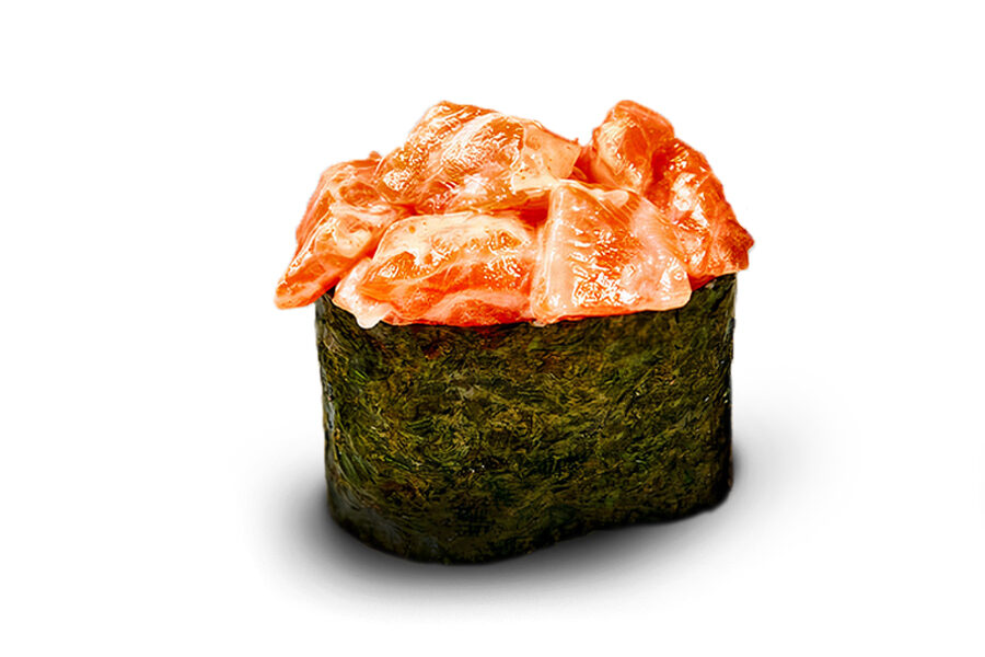 Гункан Спайс лосось на дом