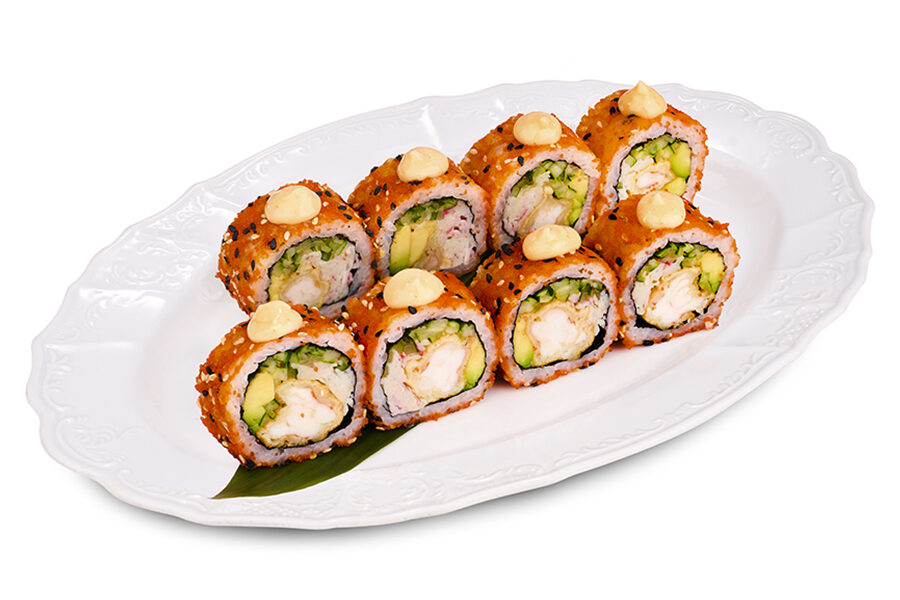 Ролл Калифорния с креветками заказать 