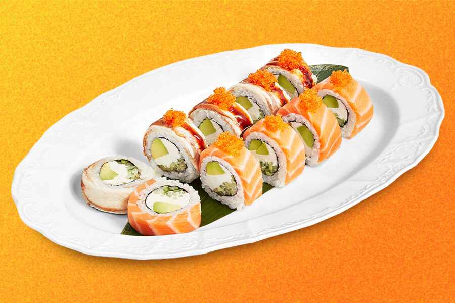 Филадельфия микс угорь-лосось Львов