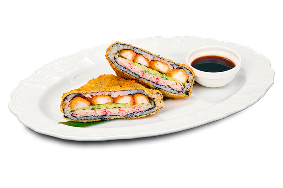 Суши сэндвич с креветками на дом