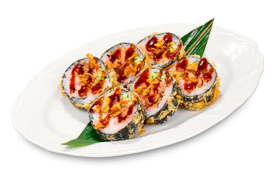 Ролл Темпура лосось & краб доставка